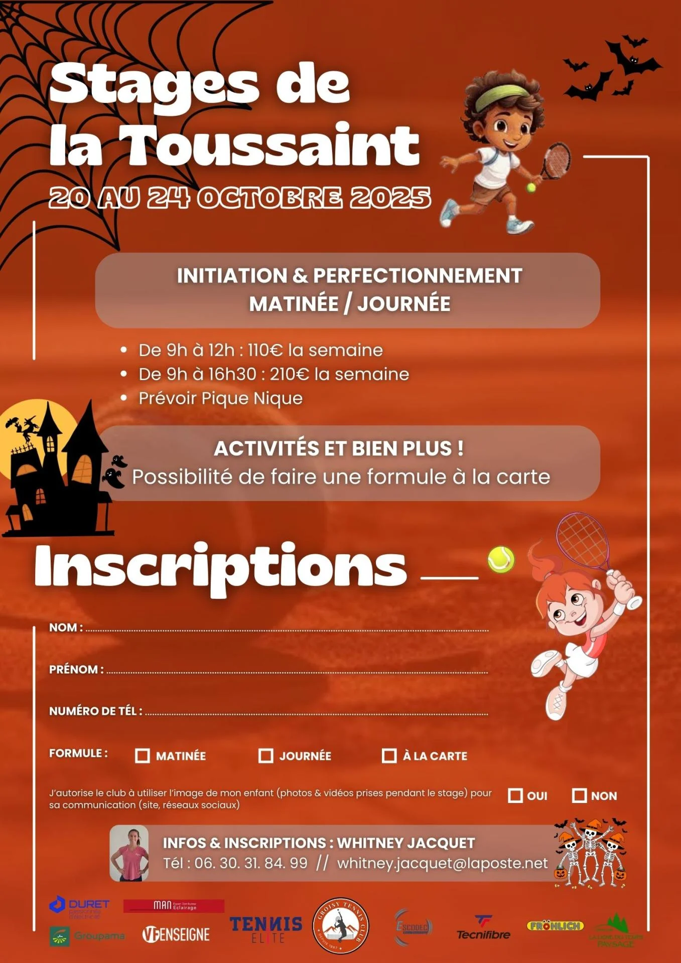 Stages Toussaint
